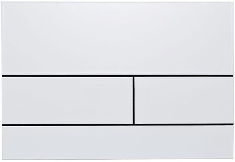 Панель смыва с двумя клавишами, для застенного модуля д/унит., д/горизонт/вертик. установки, (металл цв. белый), TECEsquare ZZ