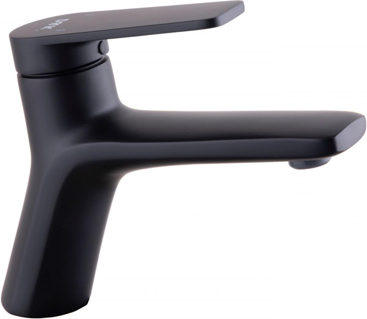 Смеситель для раковины, без донного клапана, цв. черный матовый ZZ