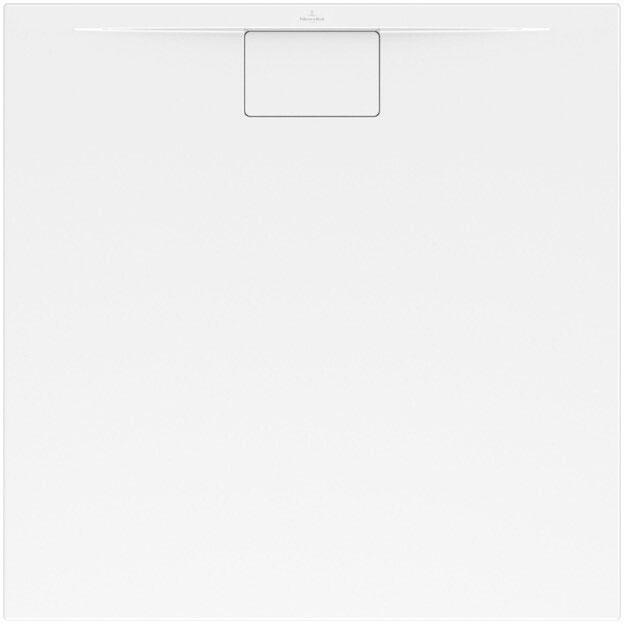 Поддон для душа 1000х1000хh15мм, (крышка стока 90мм, цв.белый 01, в компл.), БЕЗ слива (сифона) арт.U90881299, (акрил цв.белый 01), Architectura Metal