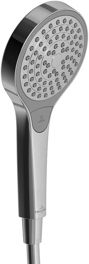 Лейка ручного душа, 3 режима, d110мм, 9,5л/мин., (ABS цв.хром), Embrace Plus ZZ