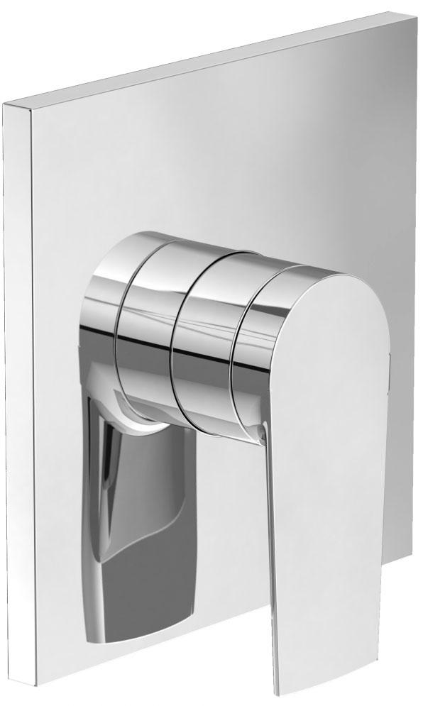 Смеситель для душа встраиваемый в стену, (вншняя часть БЕЗ скрытой монтажной коробки Vi-Box арт.TVS00035100000, (цв.хром), Subway 2.0 ZZ