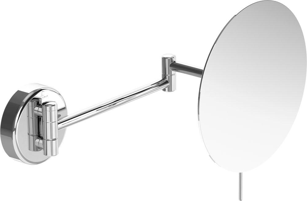 Зеркало косметическое, на выдвижном, поворотном кронштейне, d202мм, (цв.хром), Tender ZZ