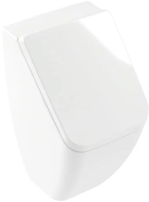 Писсуар 285x545x315мм, с защитой от брызг, скрытый подвод воды, крепёж в комп, с отверст. д/крепежа крышки, (цв.01 white), Venticello ZZ