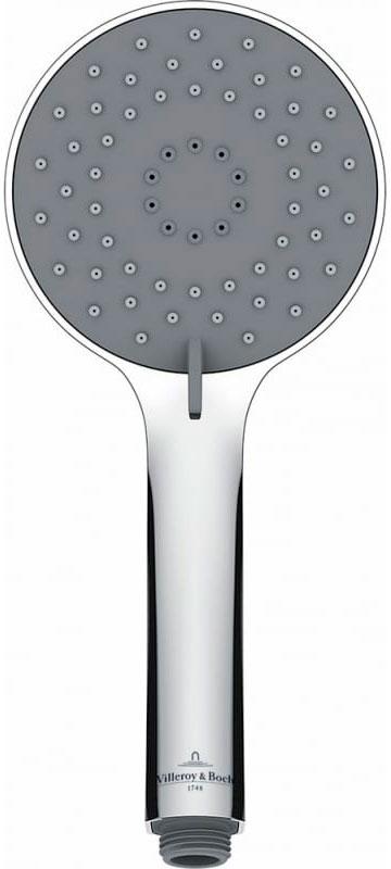 Смеситель для душа со стационарным верхним душем d200мм., душевая лейка 3 режима струи, шланг в компл., (цв.хром), Villeroy & Boch ZZ