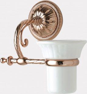 Стакан настенный (держатель цв.бронза, керамика), Beatrice ZZ