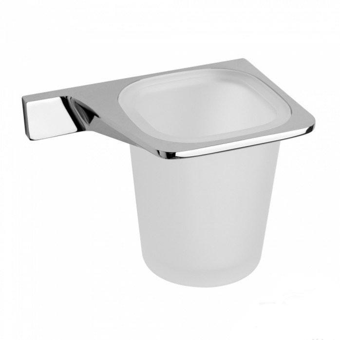 Стакан настольный (цв.хром / стекло матовое), Gina ZZ