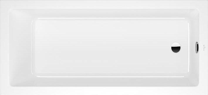 Ванна 1700х750хh410мм, + ножки арт.U99740000, (акрил цв. 01 white), Targa Plus Mono ZZ