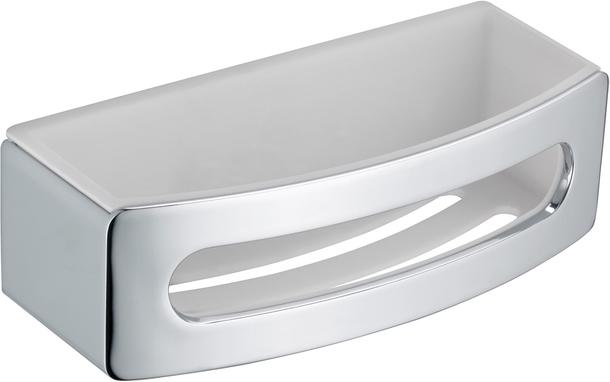 Полочка для ванны/душа прямоуг., с внутр. пластиковой вставкой, 239х105хh70мм, (цв.хром), Keuco