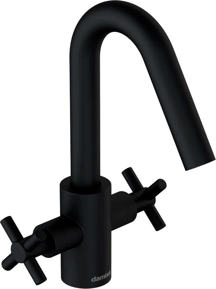 Смеситель для раковины Damixa Neo Classic 240210000, цв. черный ZZ
