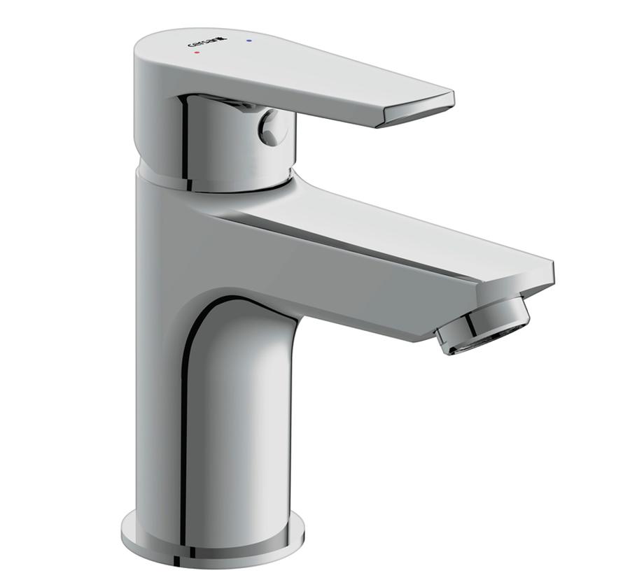 Смеситель для раковины, БЕЗ донного клапана, цв. хром