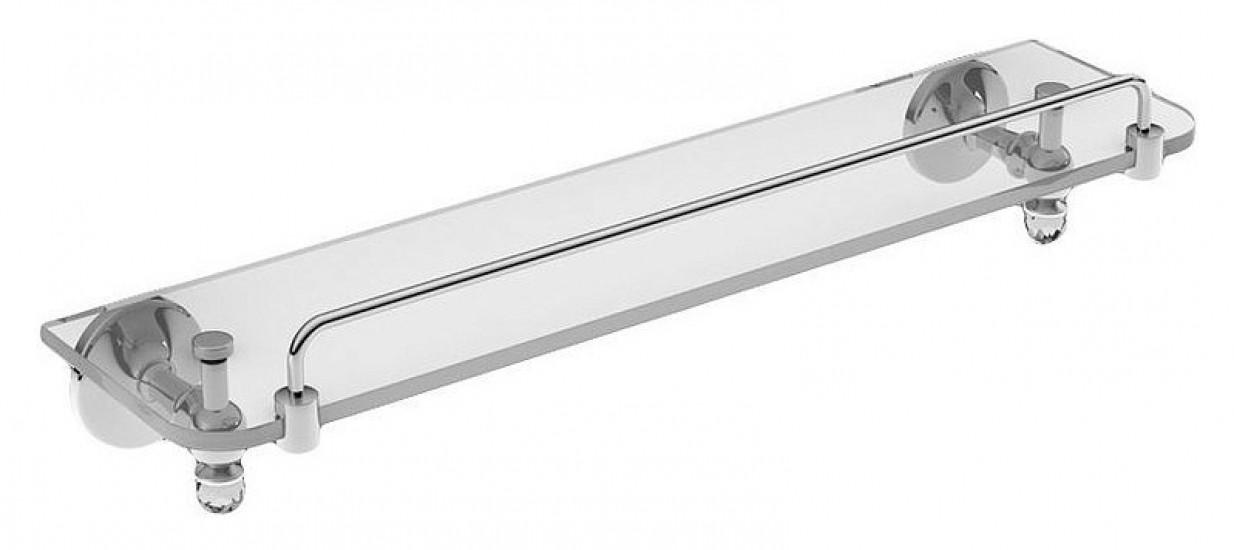 Полочка 50см (цв. хром / стекло прозрачное), Antic Cristal ZZ