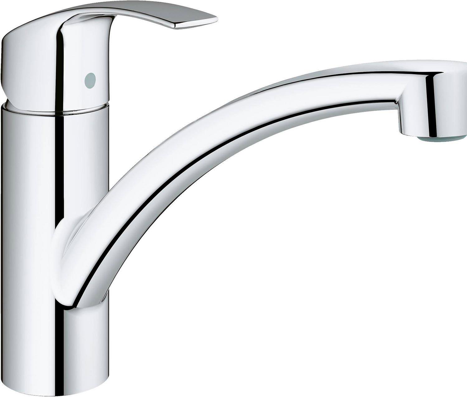 Смеситель для мойки, однорычажный, высокий,  хром ZZ