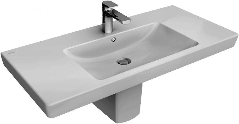 Раковина 1000х470мм, с 1 отв.д/смесит., (цв. R2 Star white ceramicplus) Subway 2.0 ZZ