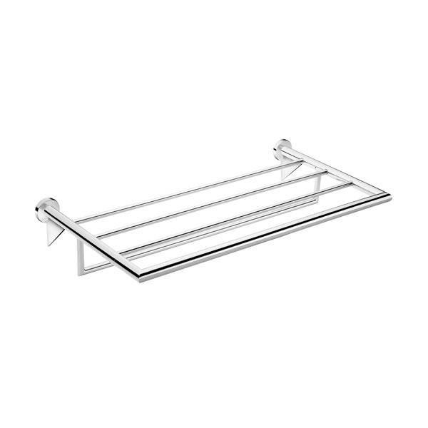 Полка для полотенец 60хh9х27см, металл. (хром), Kubik Cool ZZ