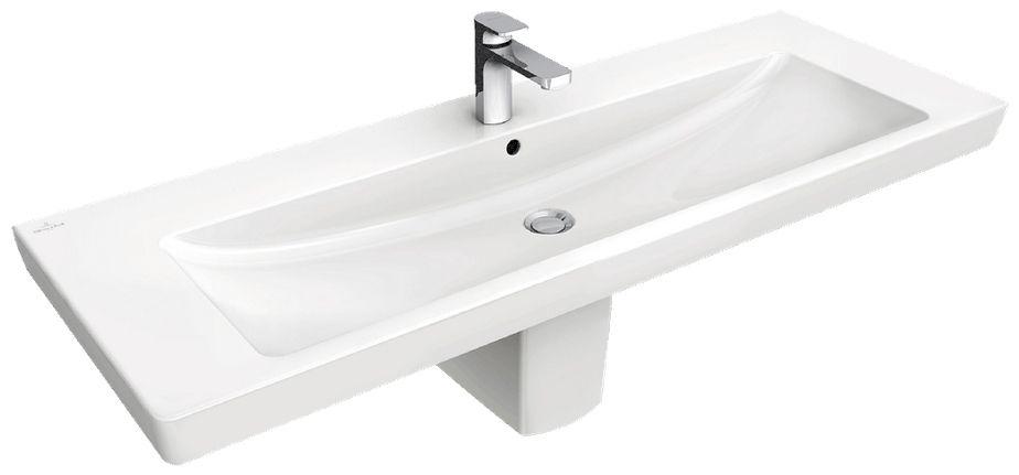 Раковина 1300х470мм, с 1 отв.д/смесит., без крепл., (цв. 01 white), Subway 2.0 ZZ