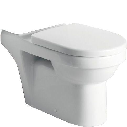 Чаша унитаза "Компакт", 370х700, (без сиденья), круглая модель, (цв. R1 белый ceramicplus), Architectura ZZ