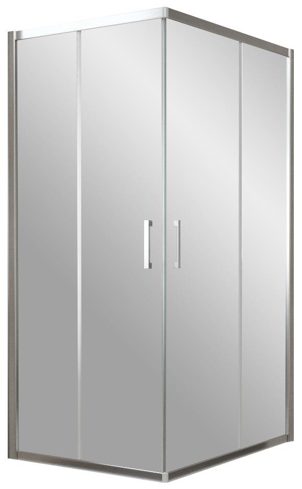 Душевое ограждение ZA-F, 957х1172х1900 мм (нестандарт), профиль гл. хром, стекло прозрачное, БЕЗ поддона ZZ