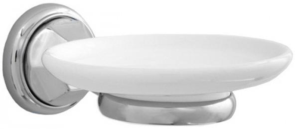 Мыльница настенная (держатель цв.хром, керамика), Catarina ZZ