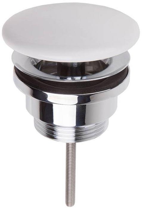 Донный клапан (незапираемый) для раковины, с керамической крышкой (цв. 01 white), V&B ZZ