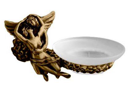 Мыльница настенная (цв. бронза / стекло), ROMANTIC ZZ