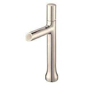 Смеситель TOOBI для раковины высокий,в комплекте с донным клапаном, аэраторами(белый,зеленый), полированный никель ZZ