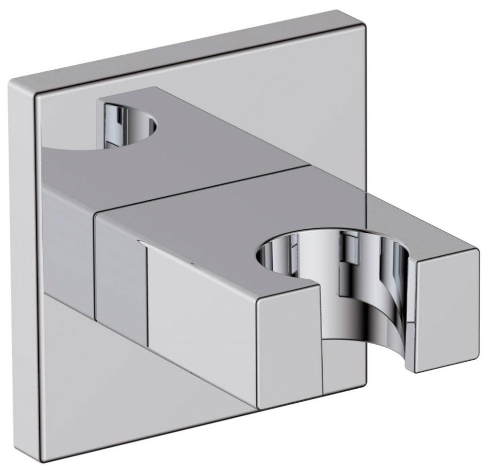 Кронштейн для лейки ручного душа, квадрат, (цв.хром), Arlie ZZ