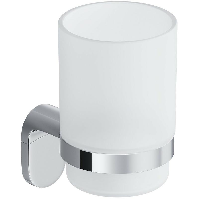 Стаканчик стеклянный, настенный, хром, X-Joy ZZ