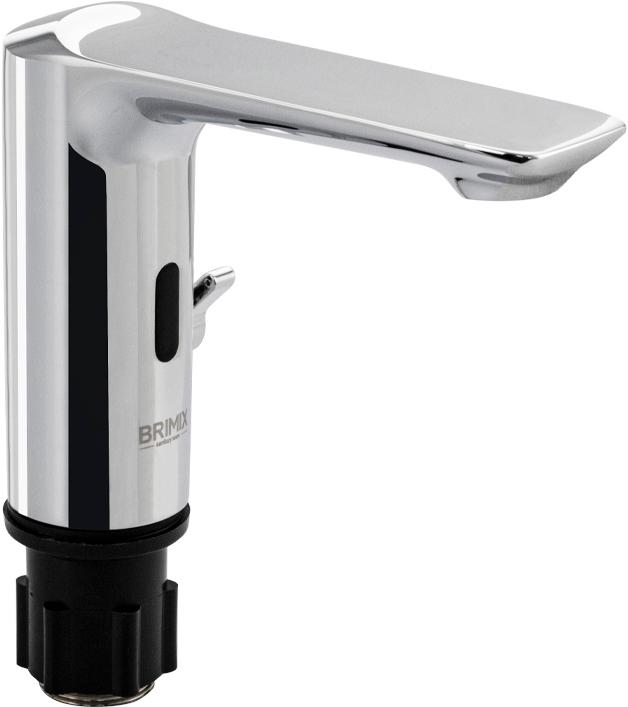 Смеситель для раковины, сенсорный с регулировкой температуры (питание от сети и батареи), хром ZZ