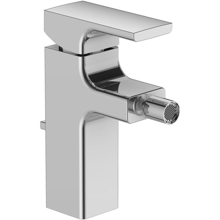 Смеситель для биде STRAYT, донный клапан в комплекте, хром ZZ