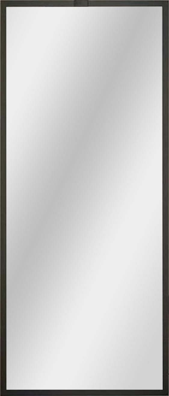 Шторка наборт  ванны 700х1500 мм, профиль черный, стекло прозрачное, ZZ