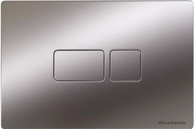 Клавиша двойного смыва, для инсталляции д/унитаза, (пластик цв.черный матовый), A16 ZZ