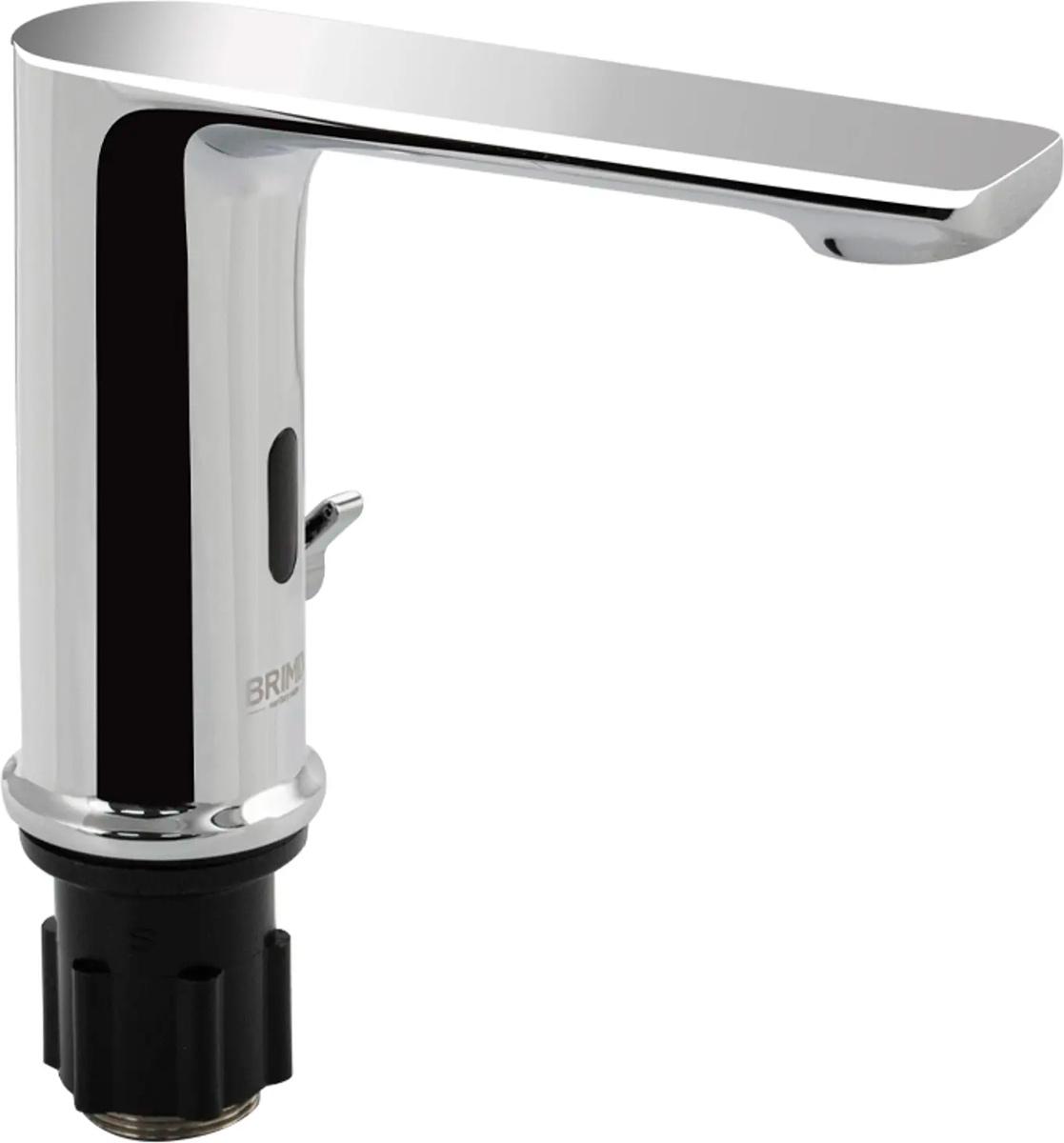 Смеситель для раковины, сенсорный с регулировкой температуры (питание от сети и батареи), хром ZZ