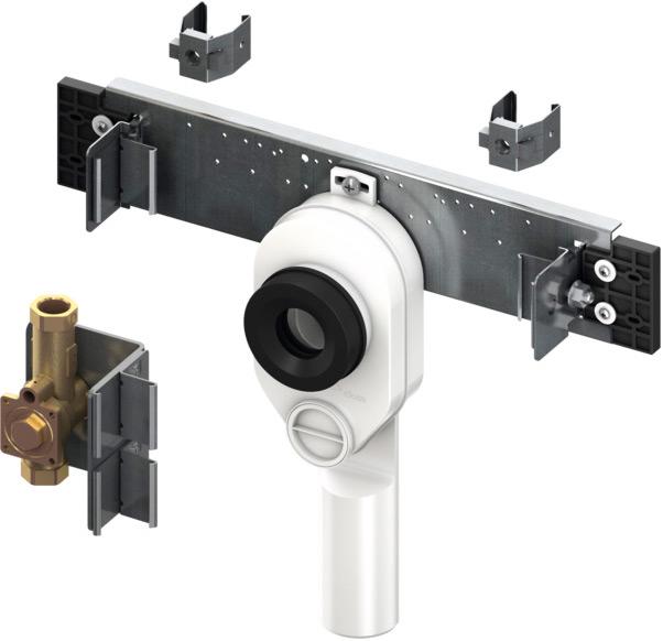 Комплект для монтажа писсуаров Keramag Joly, Visit, (сливной клапан TECE U 1, сифон, монтажная пластина, крепеж), TECEprofil ZZ