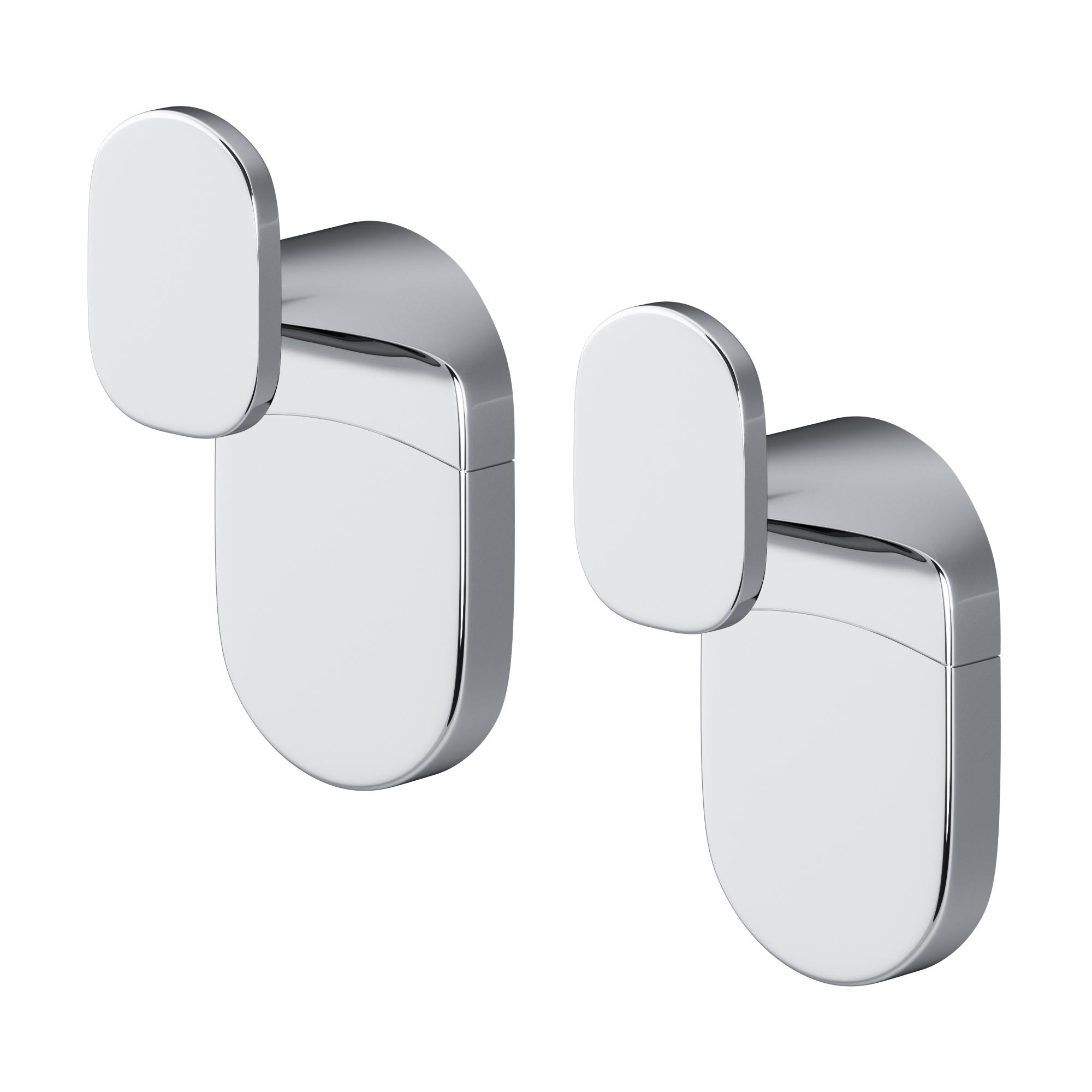 Крючок для полотенец, X-Joy (2 шт), цв.хром ZZ