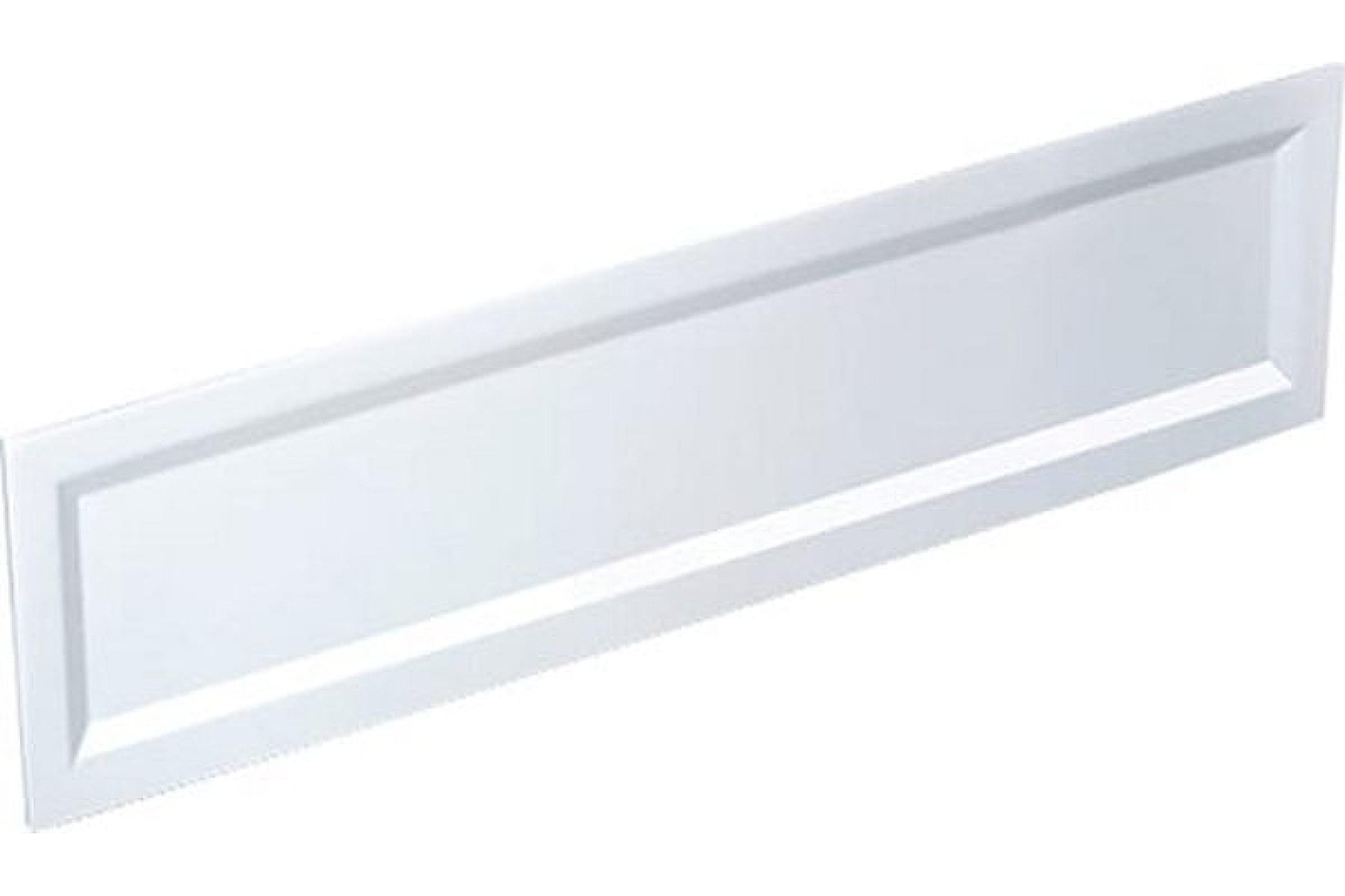 Экран для душевого поддона, фронтальный, прямой, 120хh24см, (акрил цв.белый), RGW ZZ