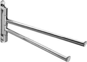 Полотенцедержетель двойной 36см (хром), Micra ZZ