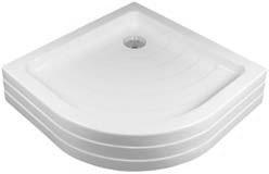 Поддон Ronda 90*90 для душевой кабины SKCP4, BLCP4, белый, без монтажного набора и сифона ZZ