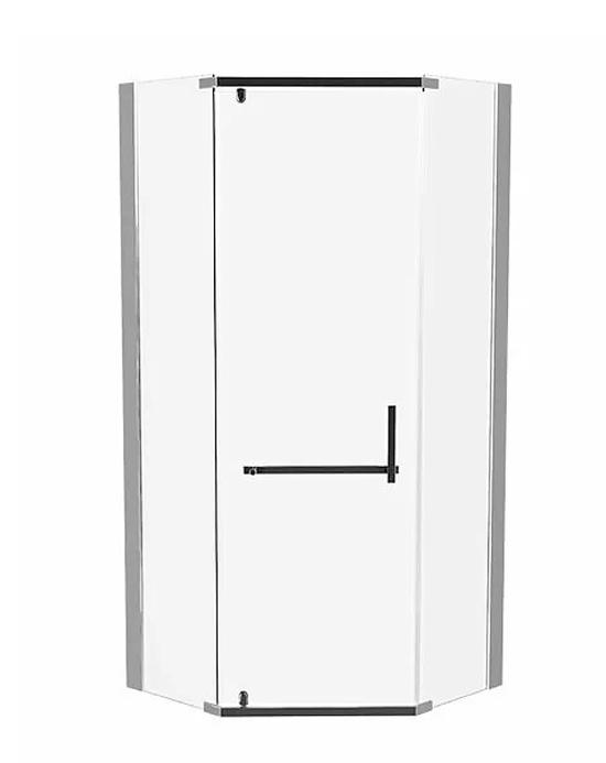 Душевое ограждение Arena Pentagon 90x90, стекло прозрачное, профиль хром, БЕЗ поддона ZZ