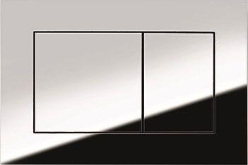 Панель смыва с двумя клавишами, (пластик цв. хром глянц.), TECEnow ZZ