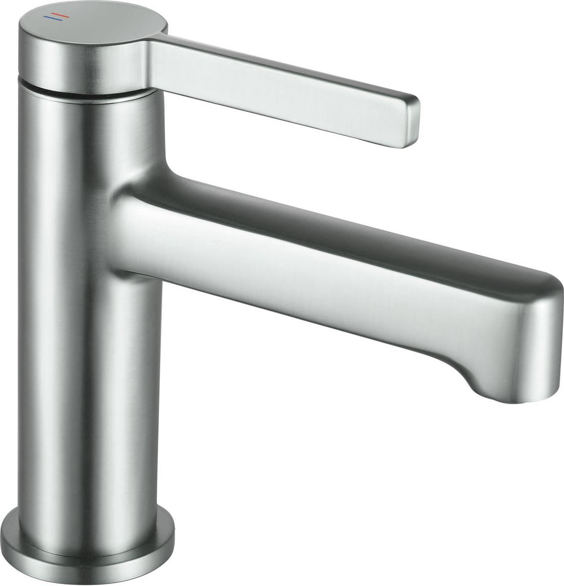 Смеситель для раковины, без донного клапана, цв.хром