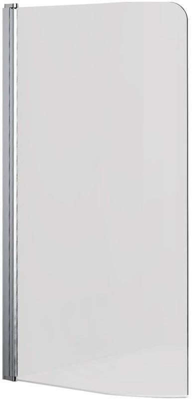 Шторка для ванны CVSK1 ROSA 160/170 L, одноэлементная, левая, профиль хром блестящий, стекло прозрачное  ZZ