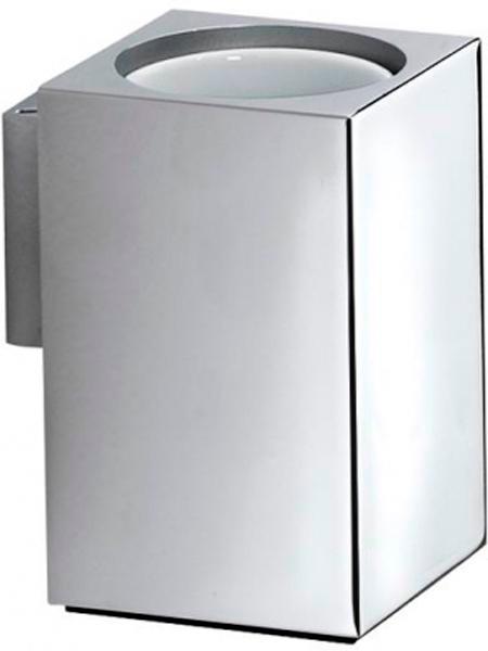 Стакан настенный метал. 7х8хh11 см (хром), Metric