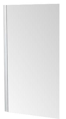 Шторка для ванны CVS1 - 80 L, одноэлементная, левая, профиль сатин, стекло прозрачное  ZZ