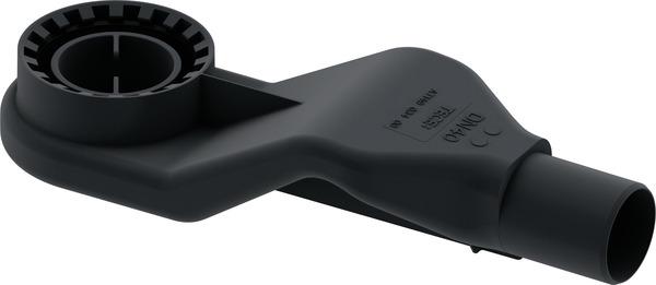 Сифон для дренажного канала, выход вбок DN 40 мм, 0,5-0,6л/с, общая h с дренаж. каналом и решёткой 68,5мм, Tece ZZ