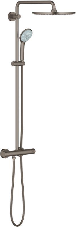 Душевой гарнитур EUPHORIA XXL с термостатическим смесителем/101,6/(темный графит, матовый), ZZ