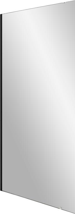 Душевое ограждение ST Walk-In Wall 900 x 2000 черный + транспарент ZZ