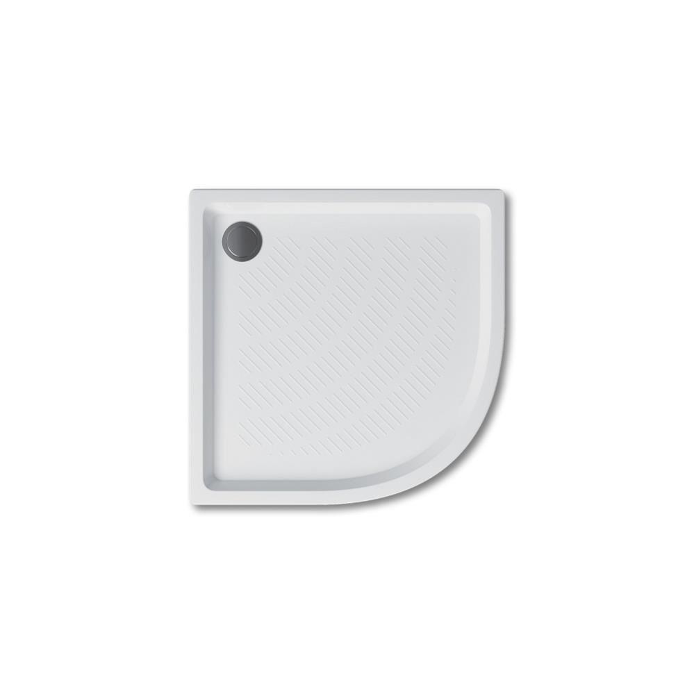 Поддон Round акриловый 80x80, полукруглый