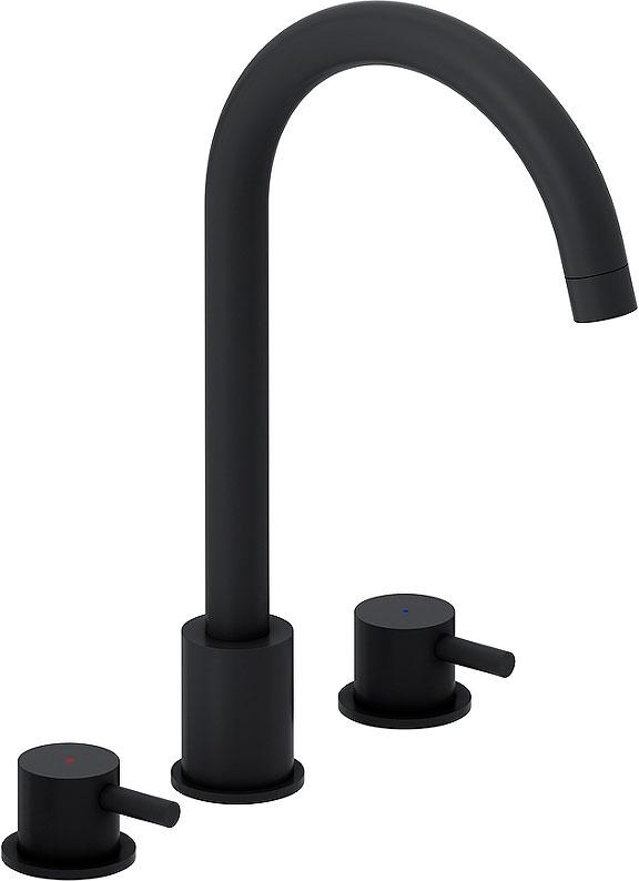 Смеситель для раковины Scandinavian Pure трехсекционный, цвет черный ZZ