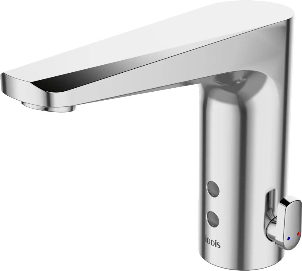 Смеситель для раковины, сенсорный с регулировкой температуры (питание от сети и батареи), хром ZZ