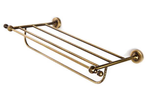 Полка для полотенец 47х24,5хh9см, (цв.бронза), Serena ZZ